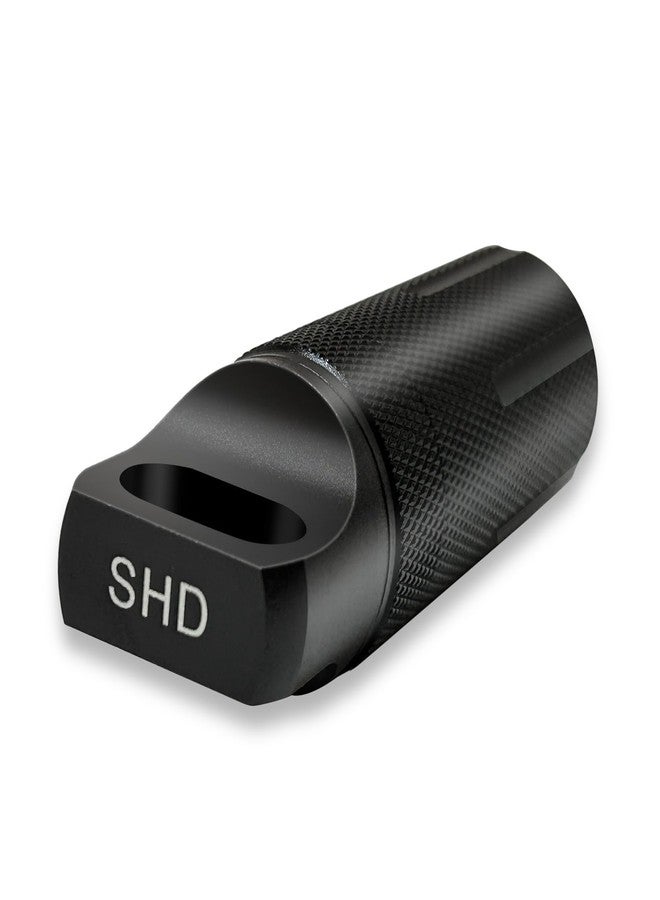 SHD Aluminum Alloy Waterproof Pill Case Container, Outdoor EDC Single Chamber Storage Box,Pill Holder for Hiking Camping-Black - Image 5